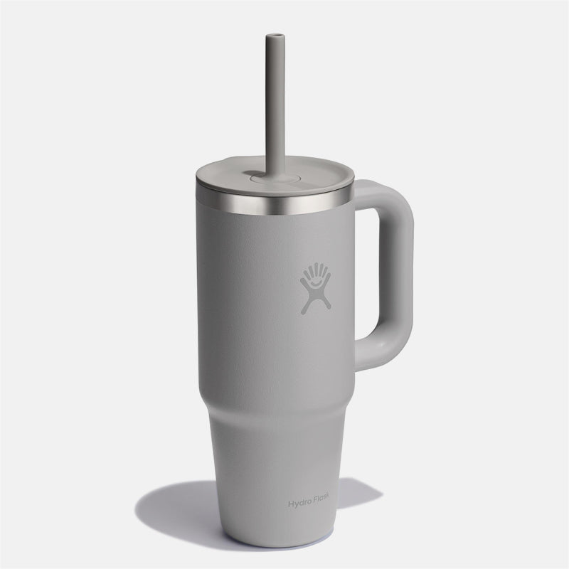 כוס שתיה עם ידית צד וקש All Around Travel Tumbler